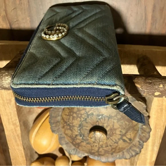 Gucci denim Quilted Women's Wallet - Picture 12 of 15